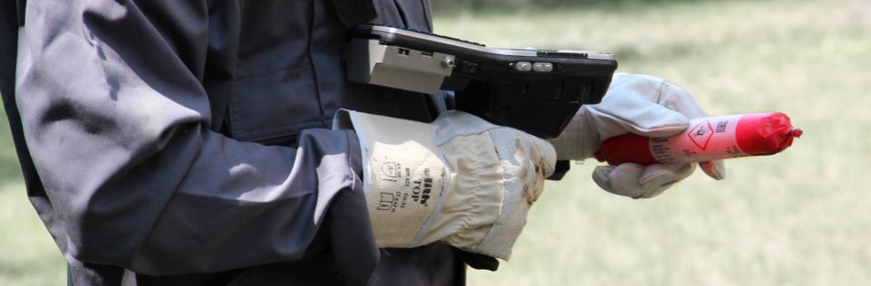 Scanning for tracking and tracing of explosives in quarries, opencast pits or for distributor – simple with TTE